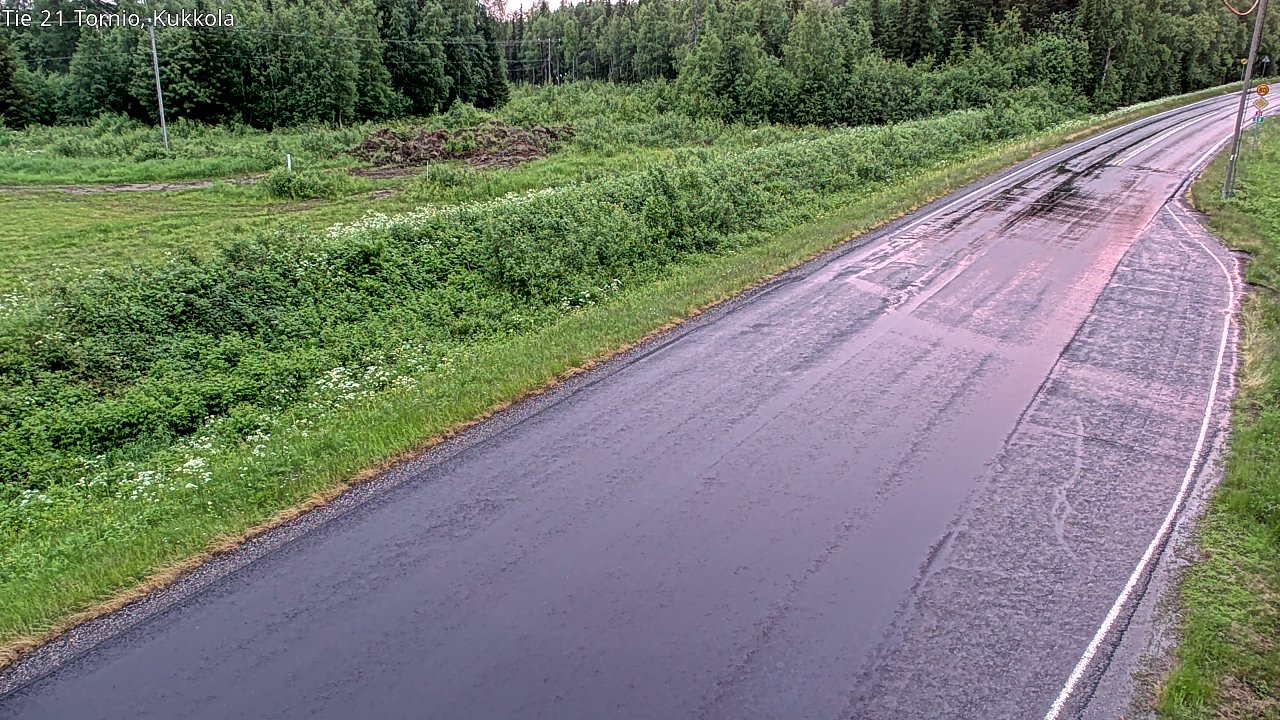 Kelikamerat Kuva Tie 21 Tornio, Kukkola, Tornio, Lappi