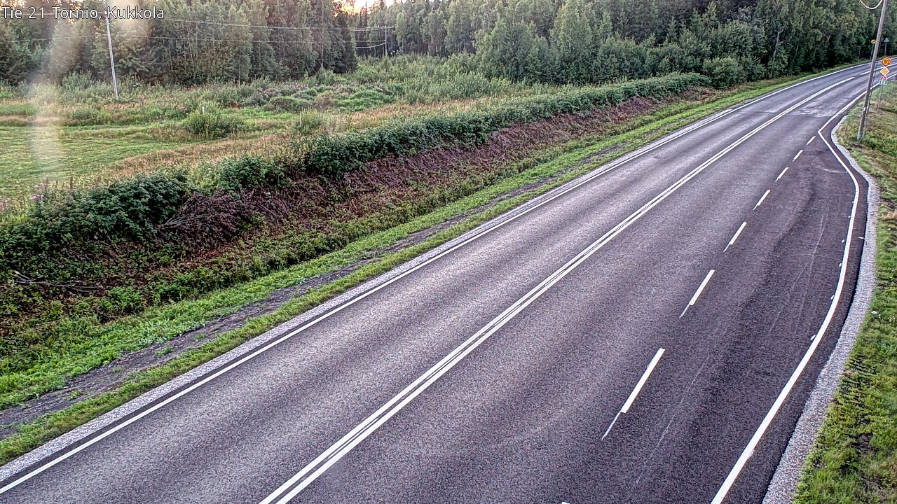 Kelikamerat Kuva Tie 21 Tornio, Kukkola, Tornio, Lappi