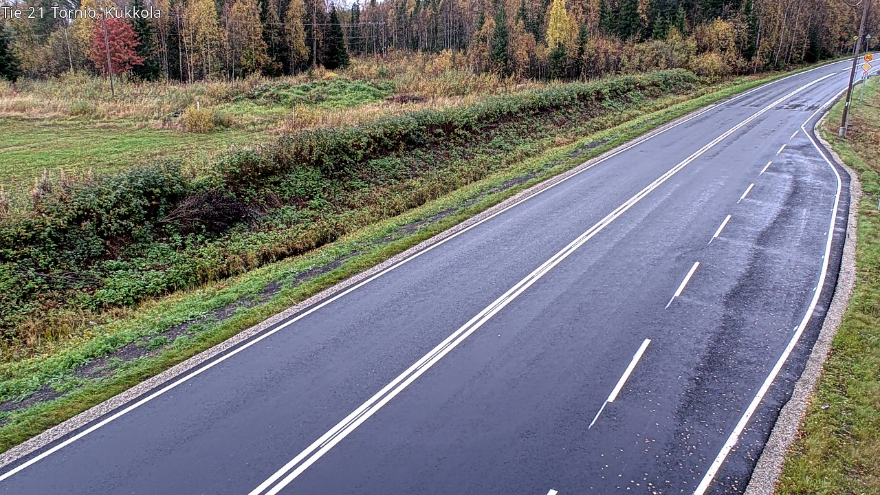 Kelikamerat Kuva Tie 21 Tornio, Kukkola, Tornio, Lappi
