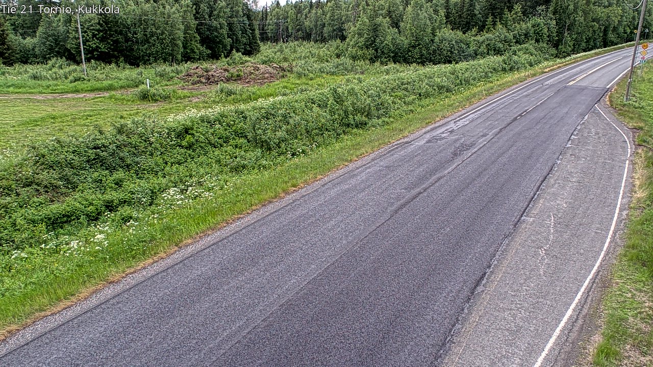 Kelikamerat Kuva Tie 21 Tornio, Kukkola, Tornio, Lappi