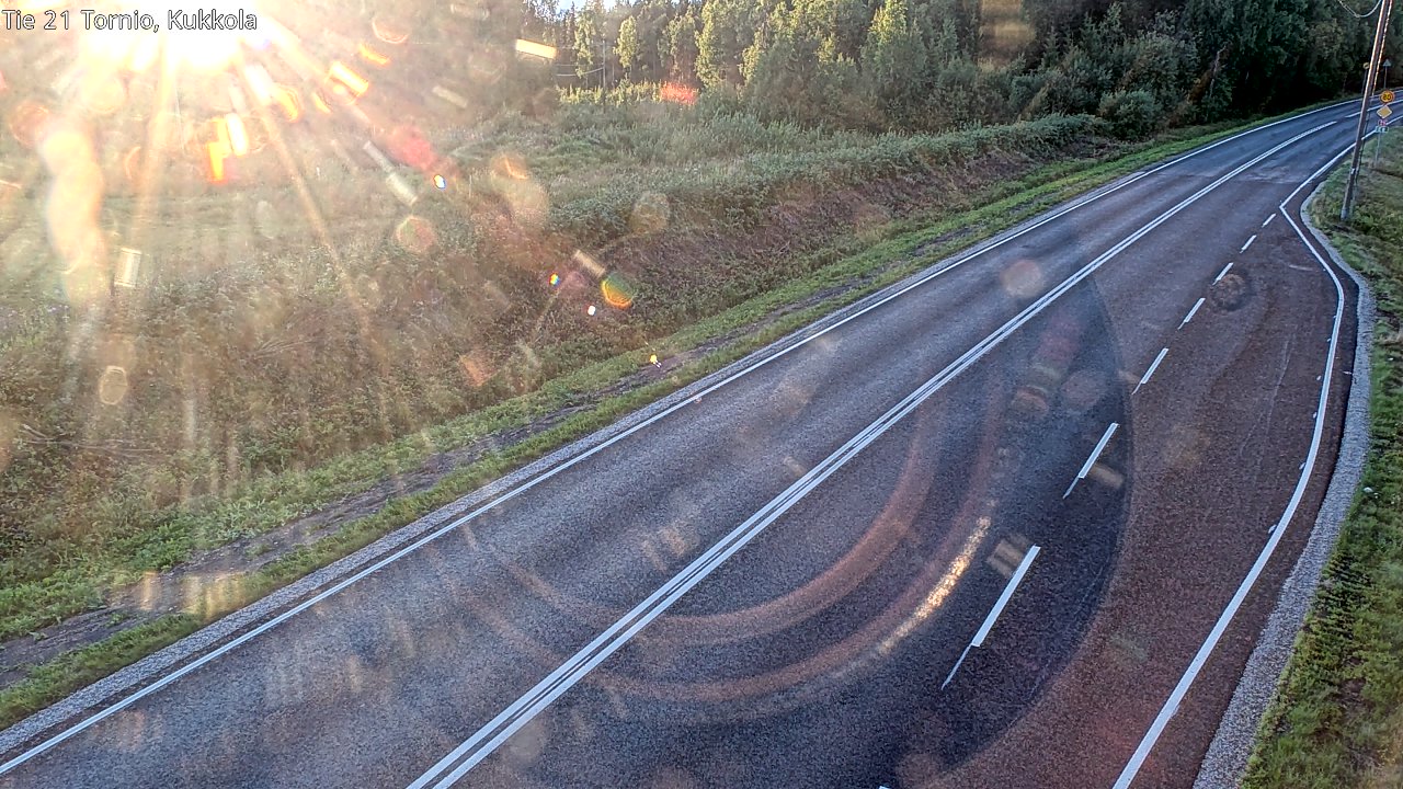 Kelikamerat Kuva Tie 21 Tornio, Kukkola, Tornio, Lappi