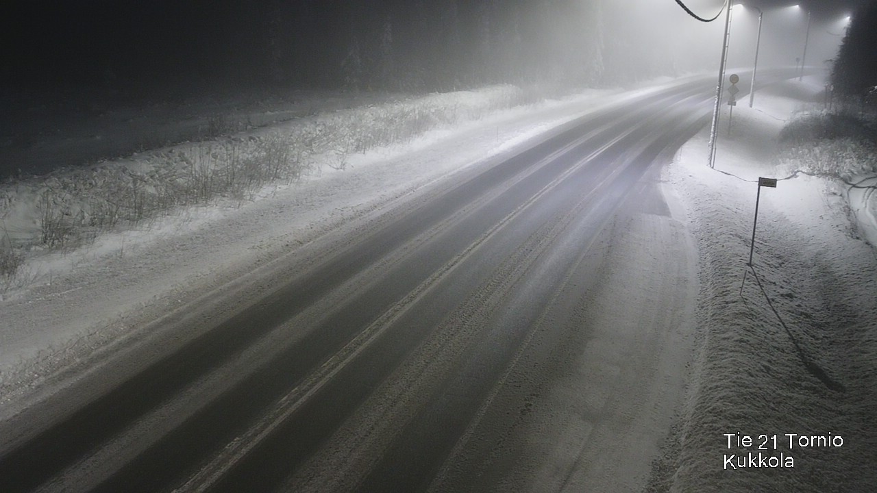 Weather Camera Image Road 21 Tornio, Kukkola, Tornio, Lappi