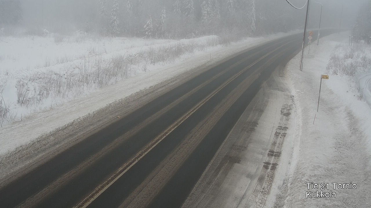 Weather Camera Image Road 21 Tornio, Kukkola, Tornio, Lappi