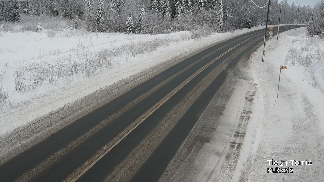 Weather Camera Image Road 21 Tornio, Kukkola, Tornio, Lappi