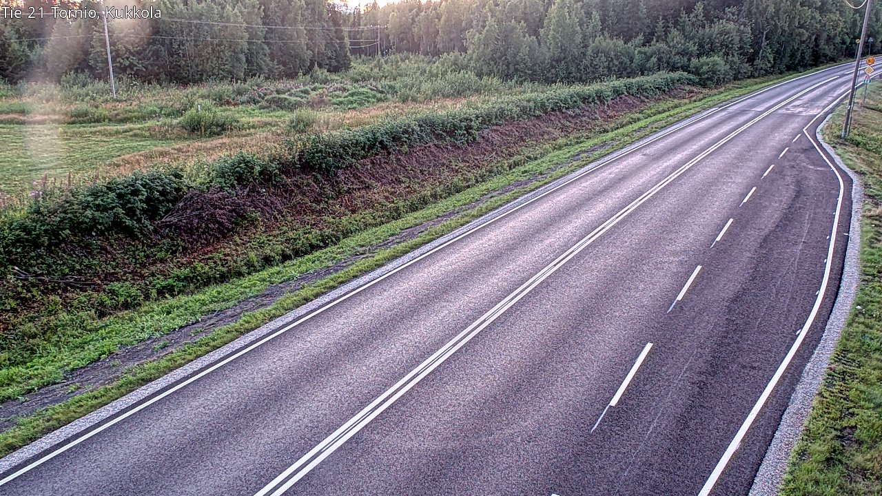 Kelikamerat Kuva Tie 21 Tornio, Kukkola, Tornio, Lappi