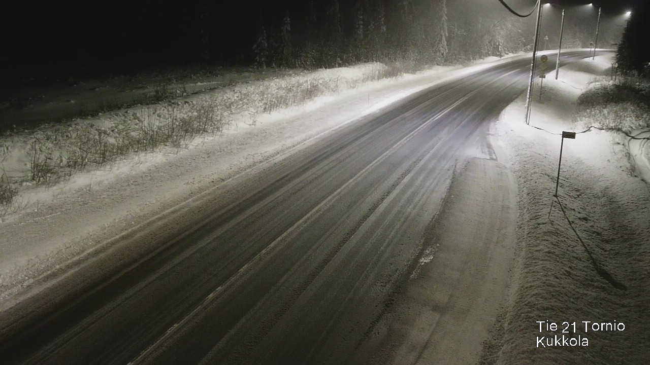 Weather Camera Image Road 21 Tornio, Kukkola, Tornio, Lappi