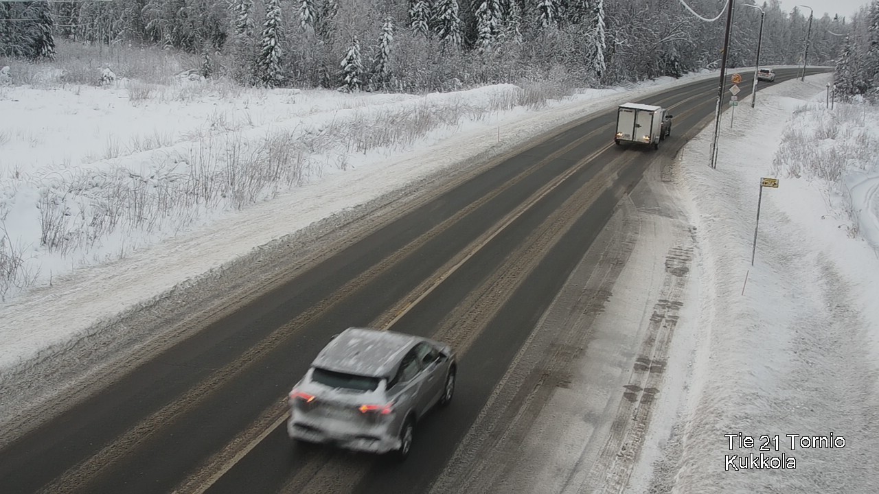 Weather Camera Image Road 21 Tornio, Kukkola, Tornio, Lappi