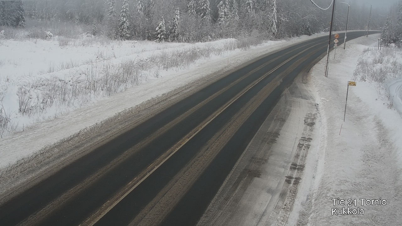Weather Camera Image Road 21 Tornio, Kukkola, Tornio, Lappi