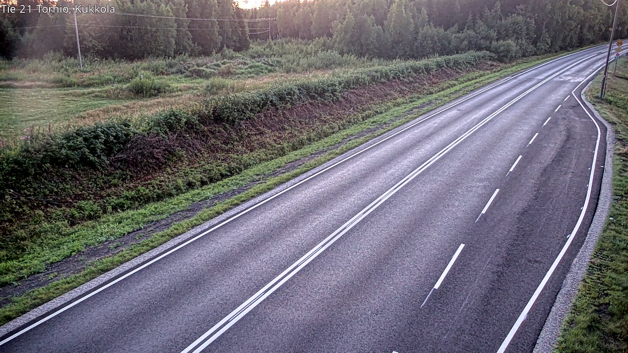 Kelikamerat Kuva Tie 21 Tornio, Kukkola, Tornio, Lappi