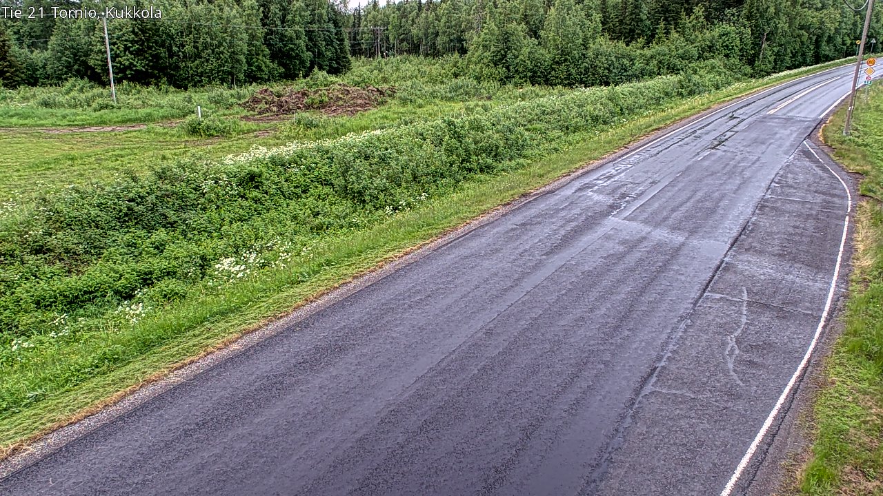 Kelikamerat Kuva Tie 21 Tornio, Kukkola, Tornio, Lappi