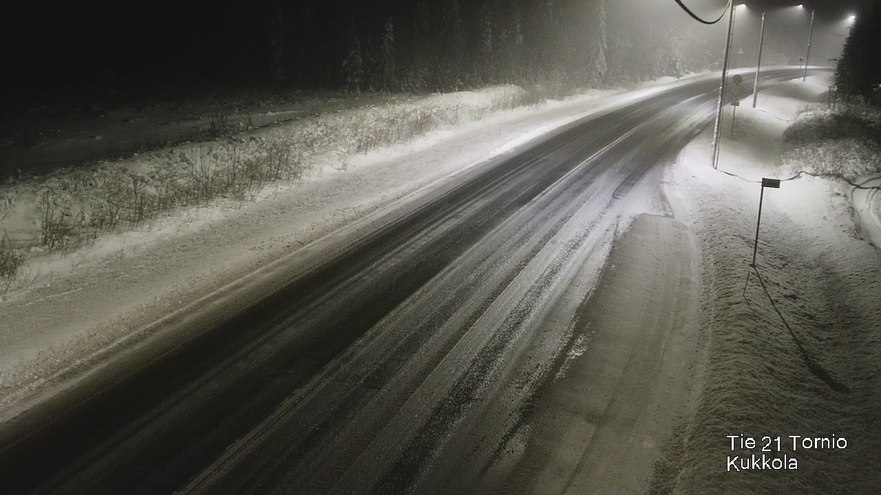 Weather Camera Image Road 21 Tornio, Kukkola, Tornio, Lappi