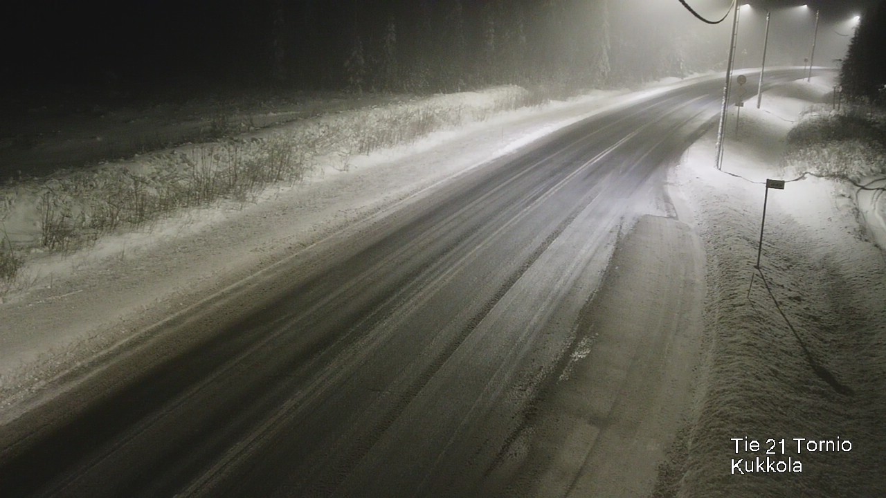 Weather Camera Image Road 21 Tornio, Kukkola, Tornio, Lappi