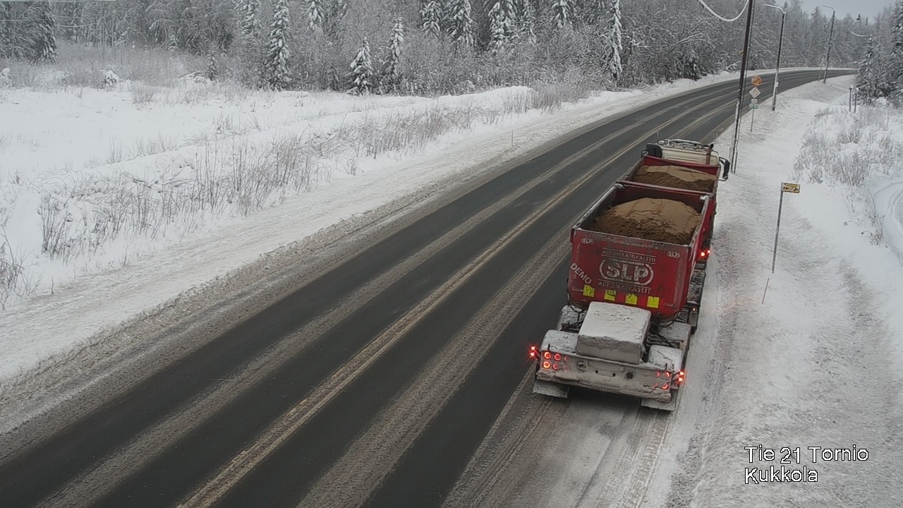 Weather Camera Image Road 21 Tornio, Kukkola, Tornio, Lappi