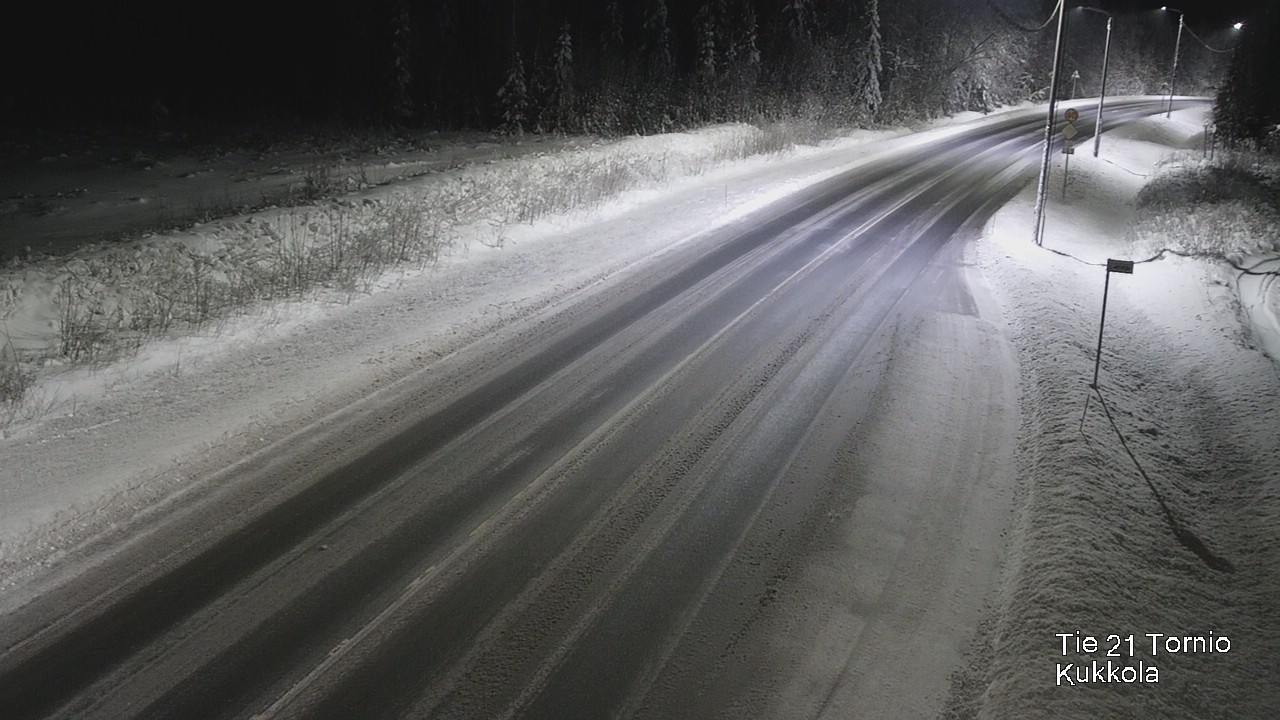 Weather Camera Image Road 21 Tornio, Kukkola, Tornio, Lappi