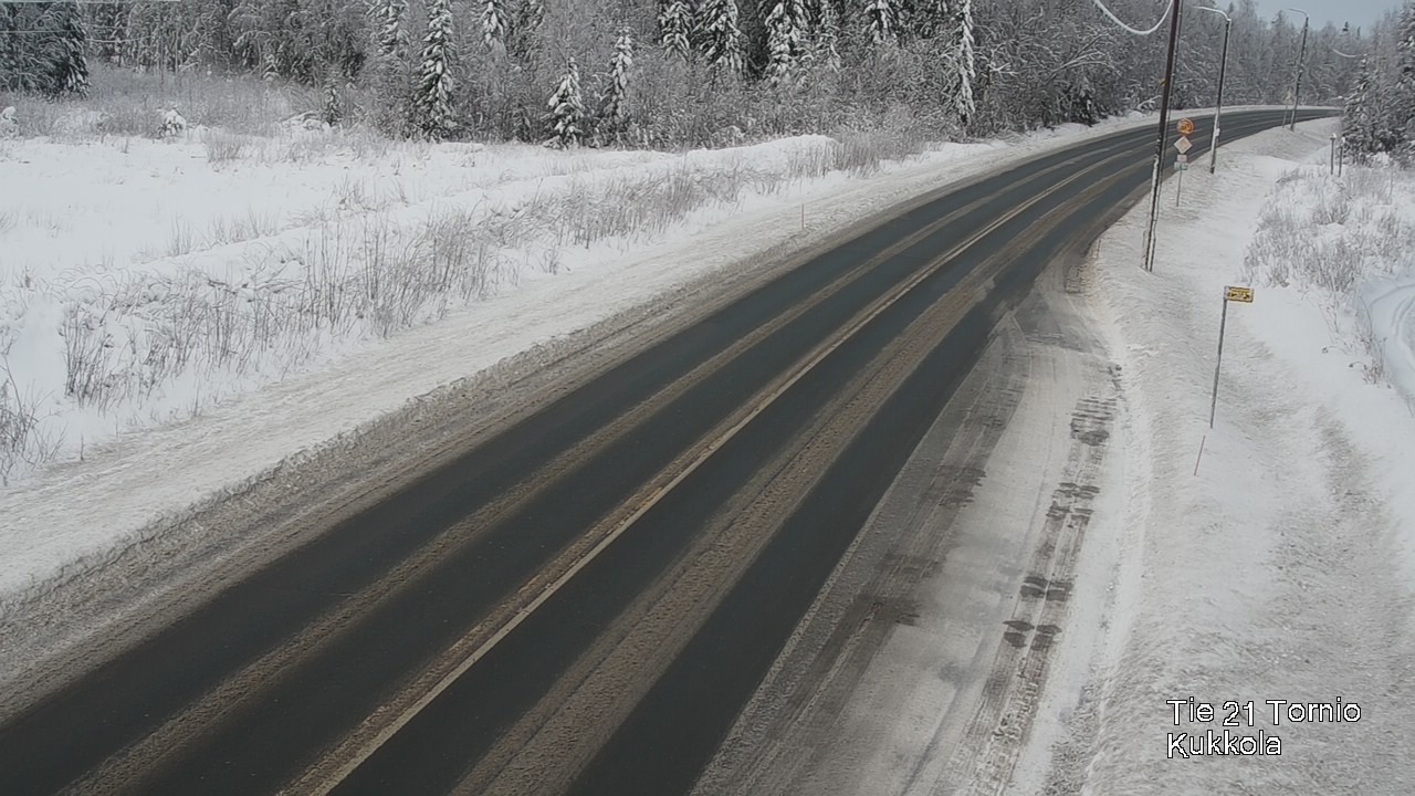 Weather Camera Image Road 21 Tornio, Kukkola, Tornio, Lappi