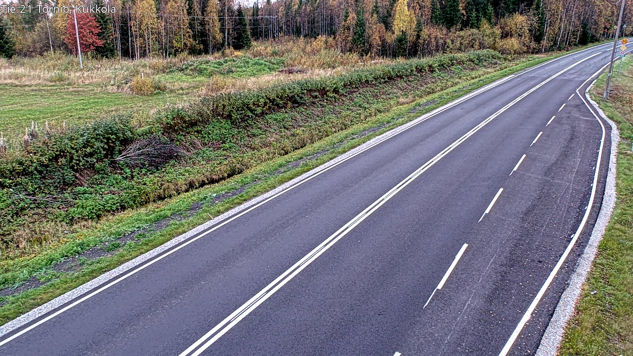 Kelikamerat Kuva Tie 21 Tornio, Kukkola, Tornio, Lappi