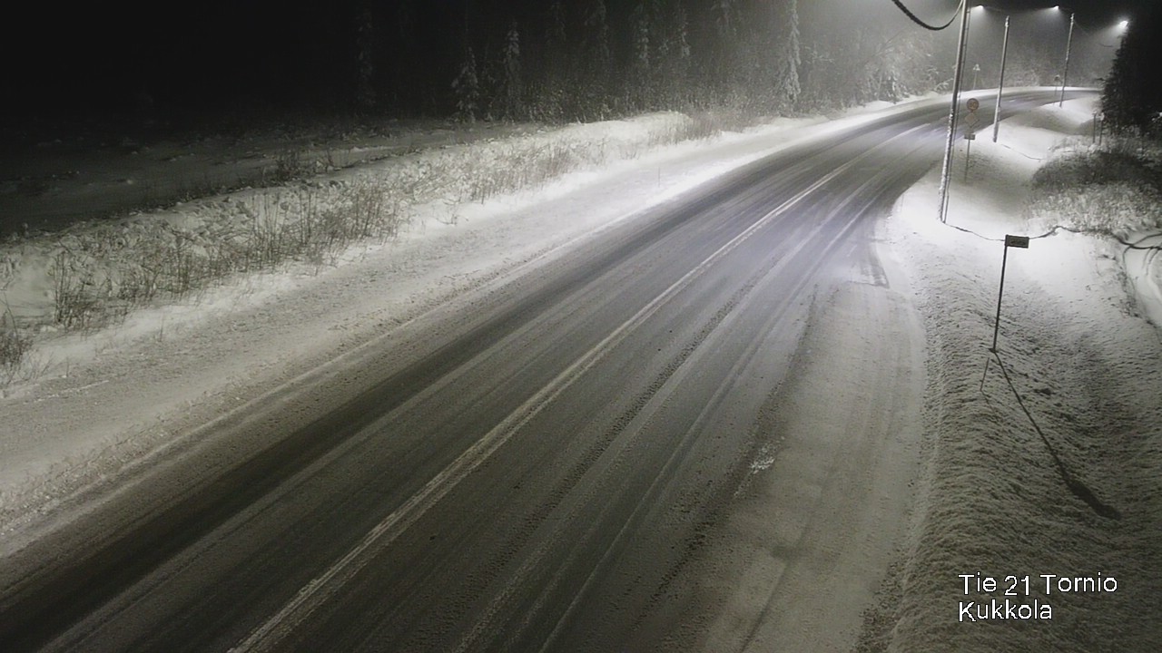 Weather Camera Image Road 21 Tornio, Kukkola, Tornio, Lappi