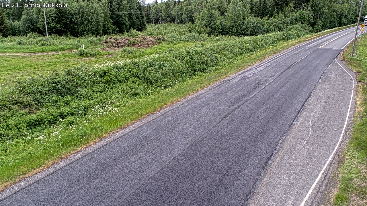 Kelikamerat Kuva Tie 21 Tornio, Kukkola, Tornio, Lappi
