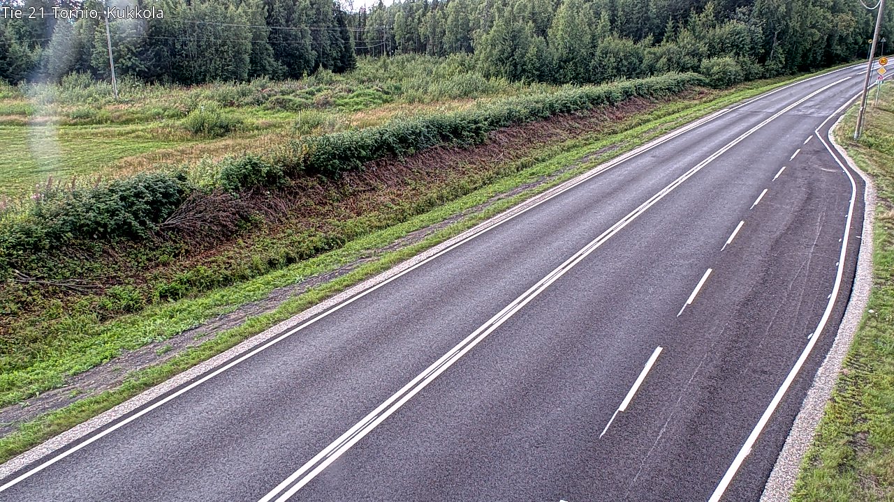 Kelikamerat Kuva Tie 21 Tornio, Kukkola, Tornio, Lappi
