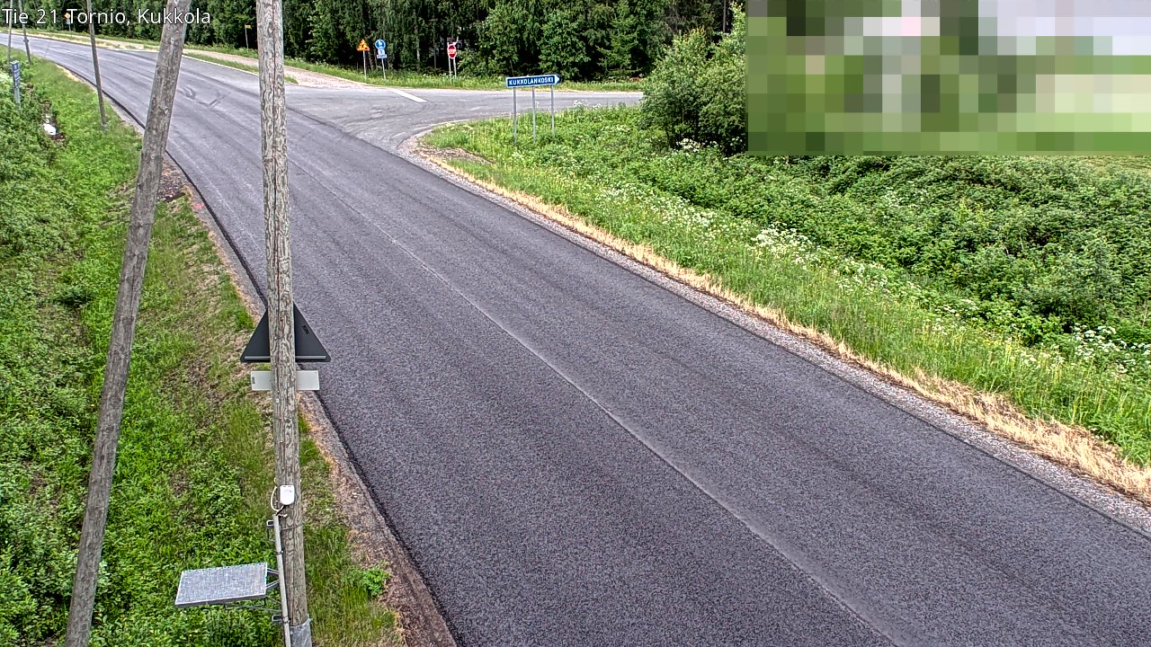 Kelikamerat Kuva Tie 21 Tornio, Kukkola, Tornio, Lappi