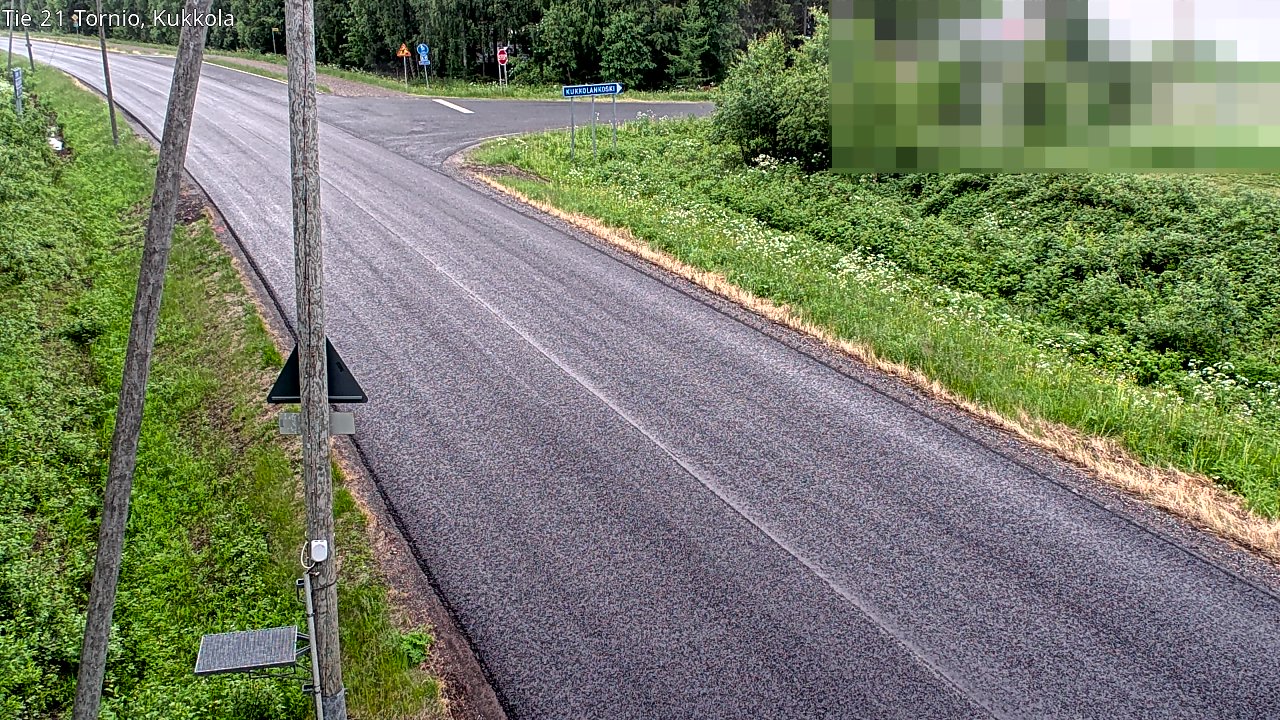Kelikamerat Kuva Tie 21 Tornio, Kukkola, Tornio, Lappi