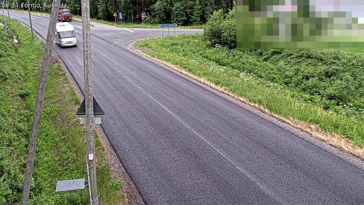 Kelikamerat Kuva Tie 21 Tornio, Kukkola, Tornio, Lappi