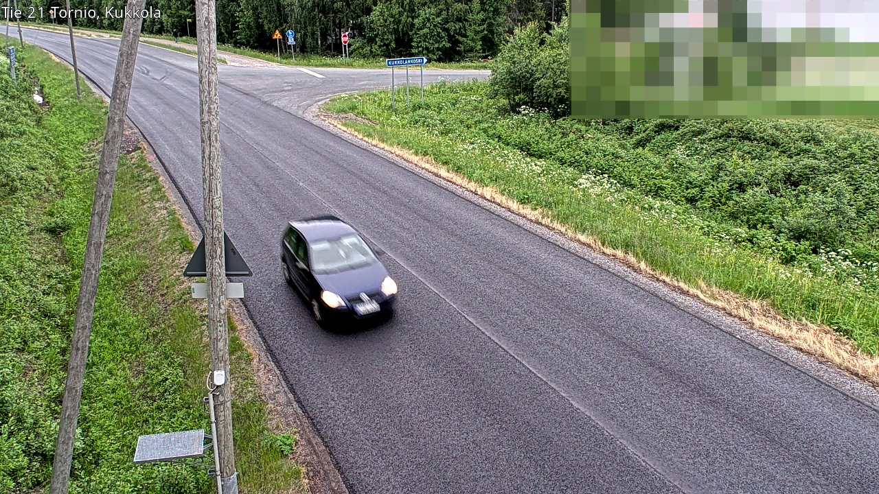 Kelikamerat Kuva Tie 21 Tornio, Kukkola, Tornio, Lappi