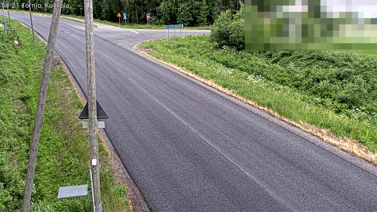 Kelikamerat Kuva Tie 21 Tornio, Kukkola, Tornio, Lappi