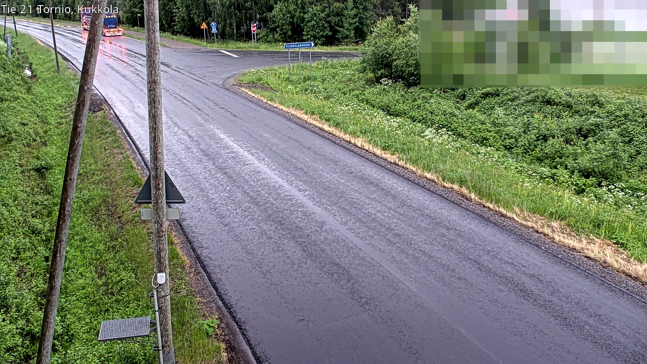 Kelikamerat Kuva Tie 21 Tornio, Kukkola, Tornio, Lappi