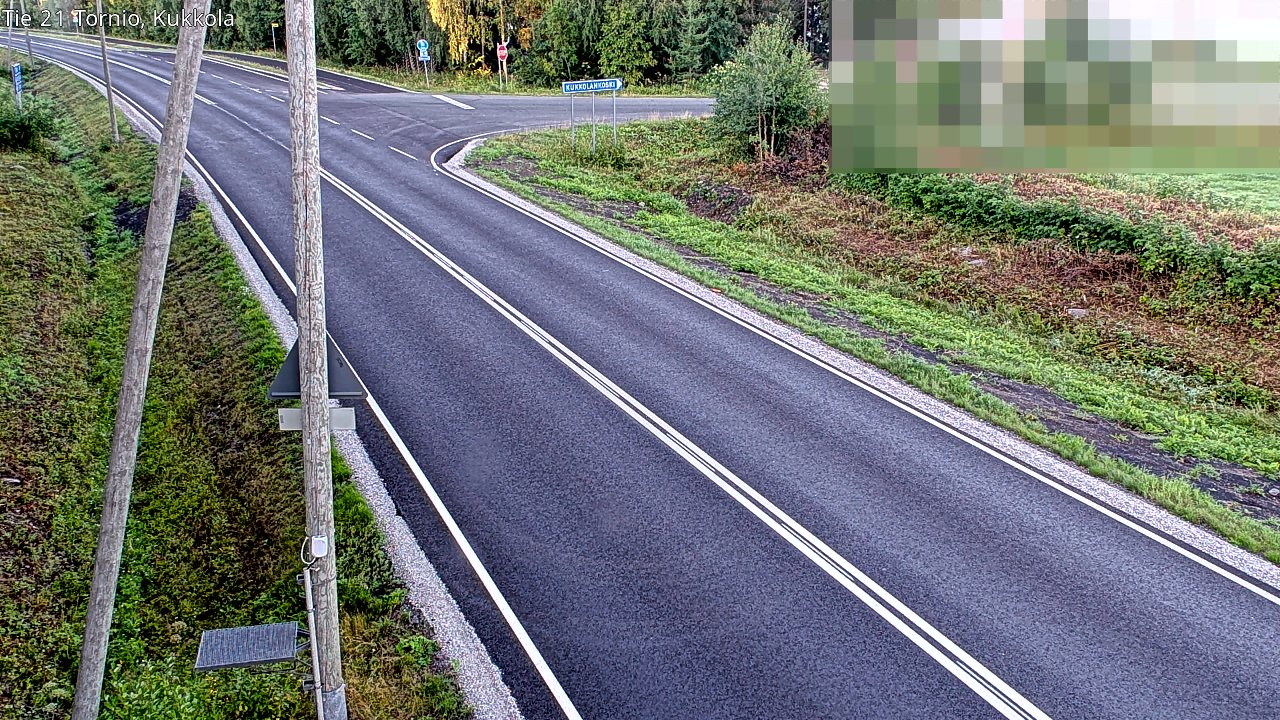 Kelikamerat Kuva Tie 21 Tornio, Kukkola, Tornio, Lappi