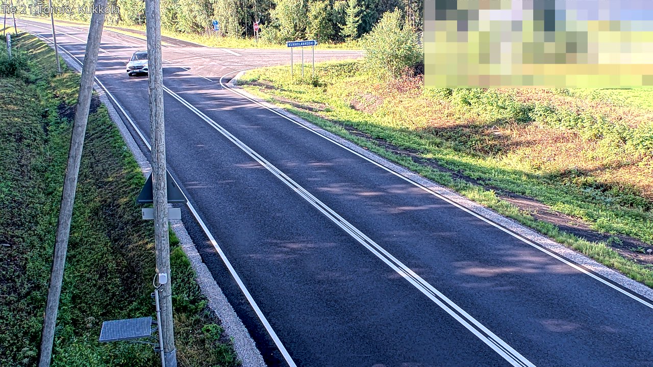 Kelikamerat Kuva Tie 21 Tornio, Kukkola, Tornio, Lappi