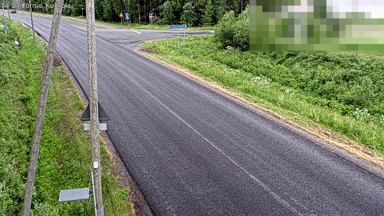 Kelikamerat Kuva Tie 21 Tornio, Kukkola, Tornio, Lappi