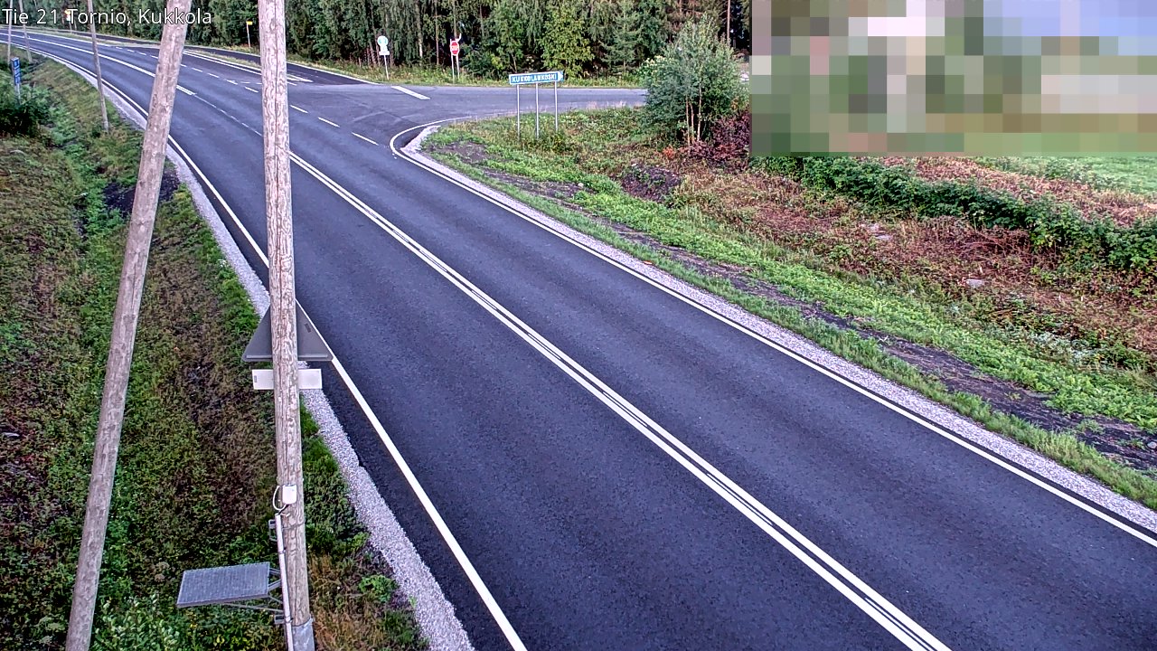 Kelikamerat Kuva Tie 21 Tornio, Kukkola, Tornio, Lappi