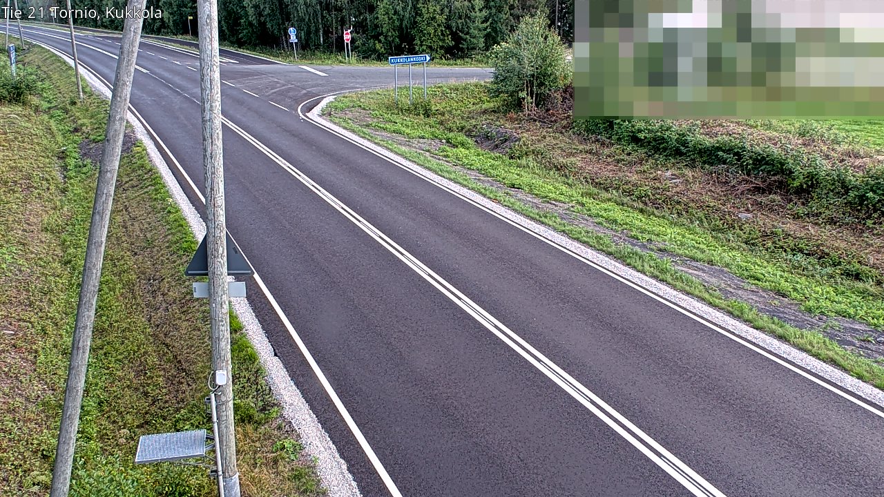 Kelikamerat Kuva Tie 21 Tornio, Kukkola, Tornio, Lappi