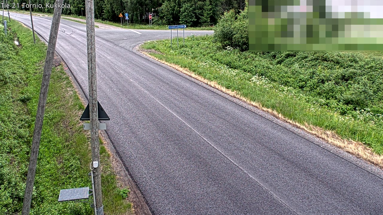 Kelikamerat Kuva Tie 21 Tornio, Kukkola, Tornio, Lappi