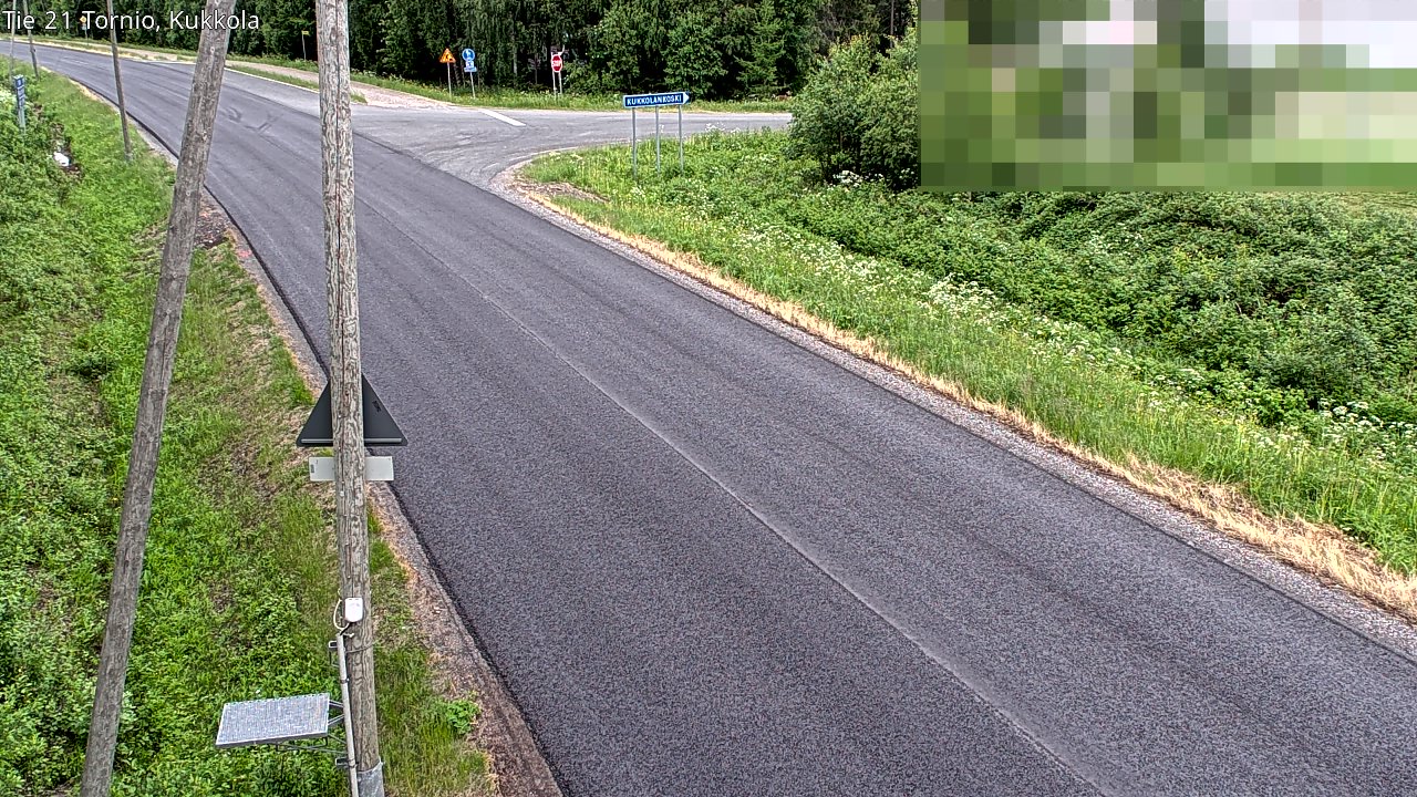 Kelikamerat Kuva Tie 21 Tornio, Kukkola, Tornio, Lappi
