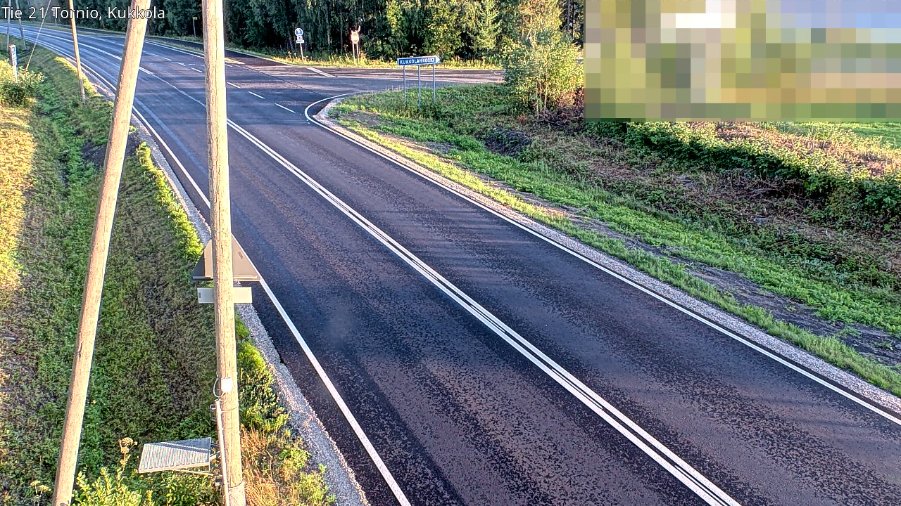 Kelikamerat Kuva Tie 21 Tornio, Kukkola, Tornio, Lappi