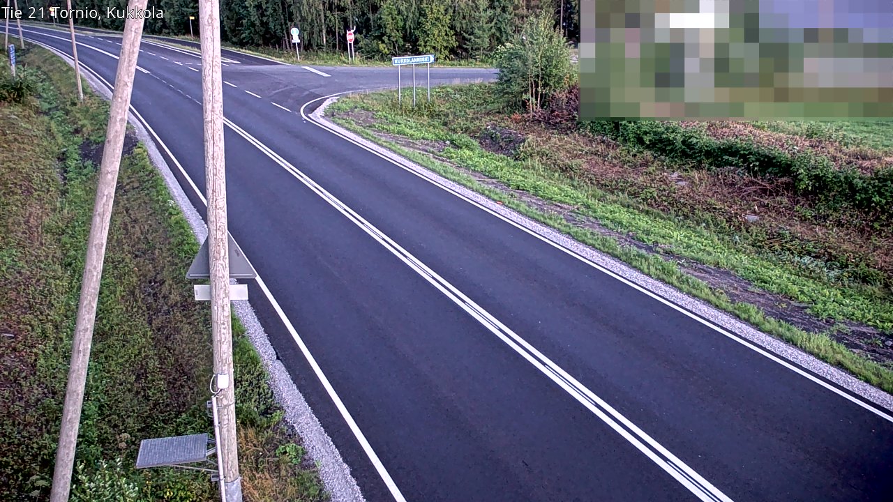 Kelikamerat Kuva Tie 21 Tornio, Kukkola, Tornio, Lappi