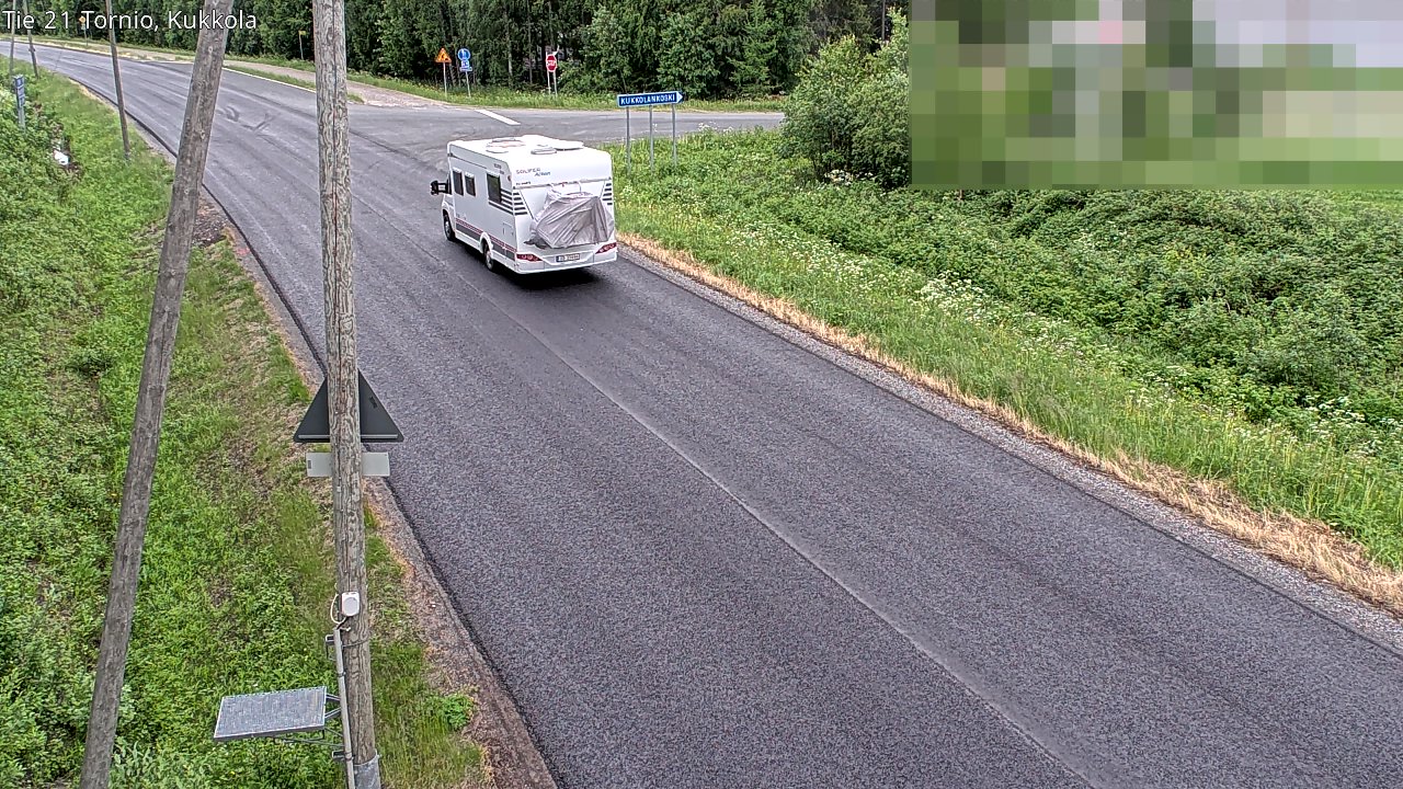 Kelikamerat Kuva Tie 21 Tornio, Kukkola, Tornio, Lappi