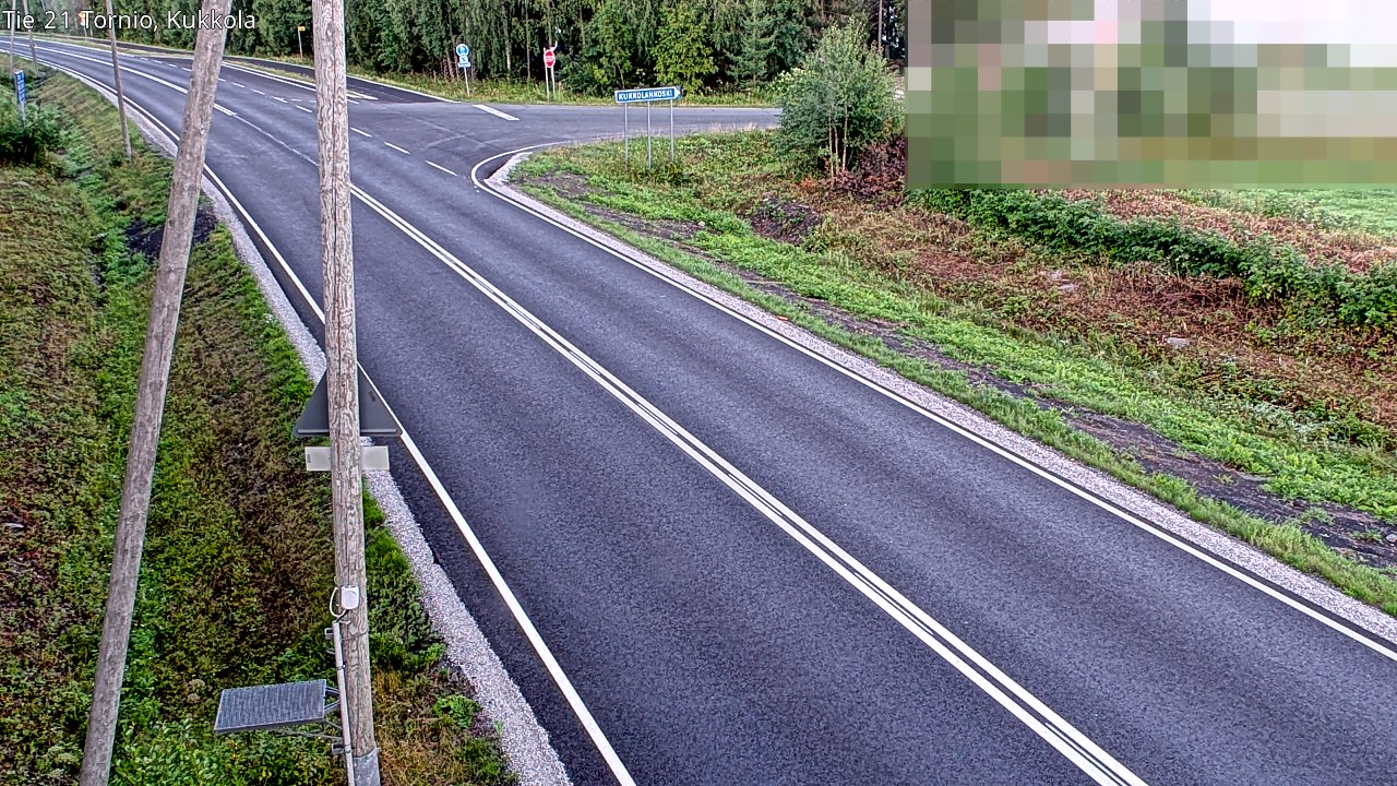 Kelikamerat Kuva Tie 21 Tornio, Kukkola, Tornio, Lappi