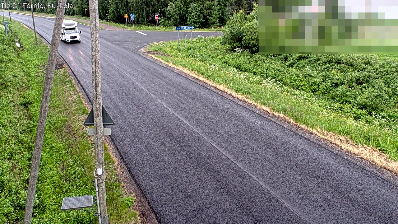 Kelikamerat Kuva Tie 21 Tornio, Kukkola, Tornio, Lappi
