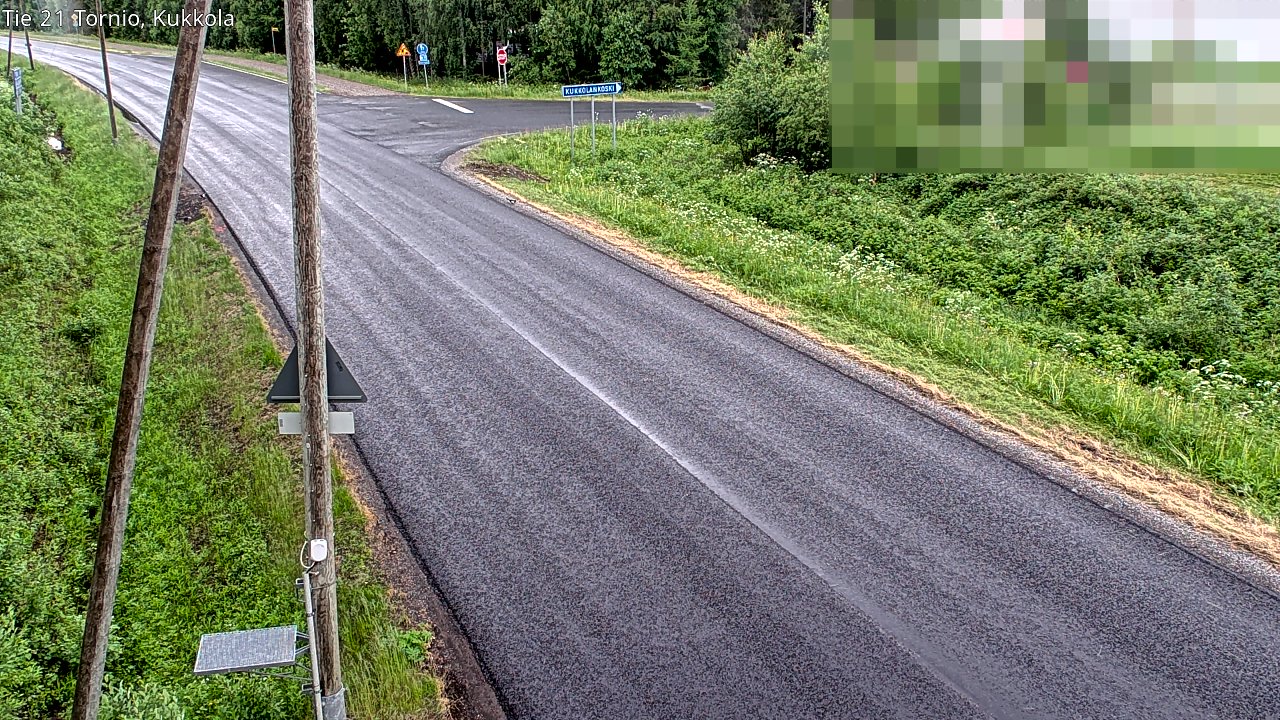 Kelikamerat Kuva Tie 21 Tornio, Kukkola, Tornio, Lappi