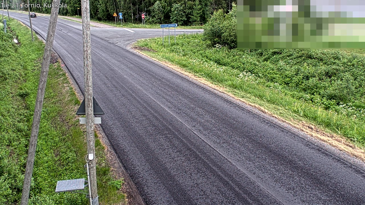 Kelikamerat Kuva Tie 21 Tornio, Kukkola, Tornio, Lappi