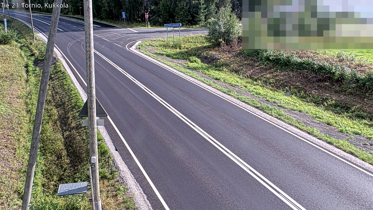 Kelikamerat Kuva Tie 21 Tornio, Kukkola, Tornio, Lappi
