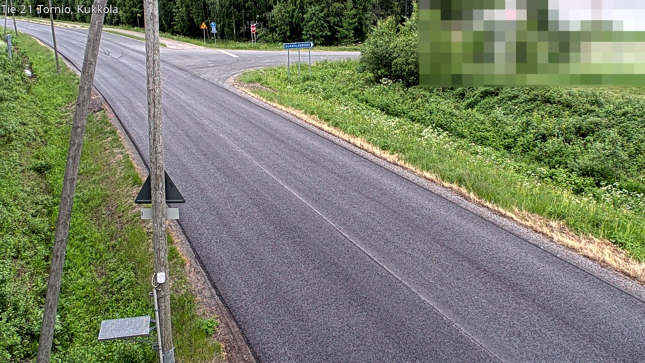 Kelikamerat Kuva Tie 21 Tornio, Kukkola, Tornio, Lappi