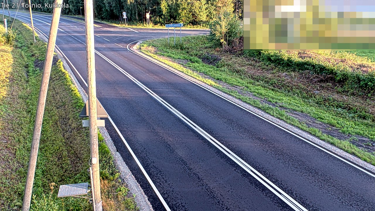 Kelikamerat Kuva Tie 21 Tornio, Kukkola, Tornio, Lappi