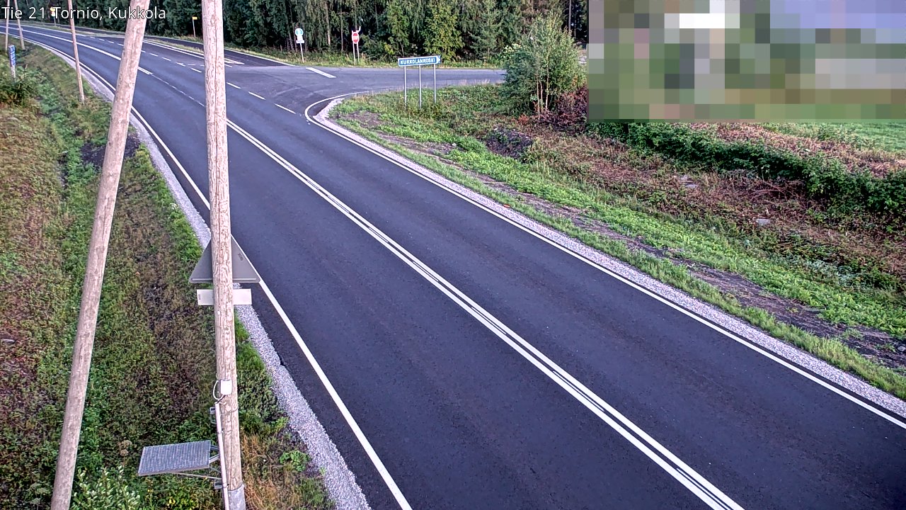 Kelikamerat Kuva Tie 21 Tornio, Kukkola, Tornio, Lappi