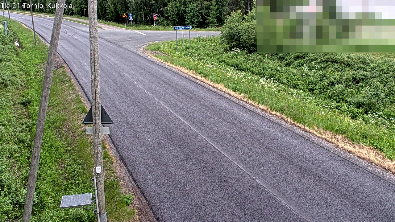 Kelikamerat Kuva Tie 21 Tornio, Kukkola, Tornio, Lappi