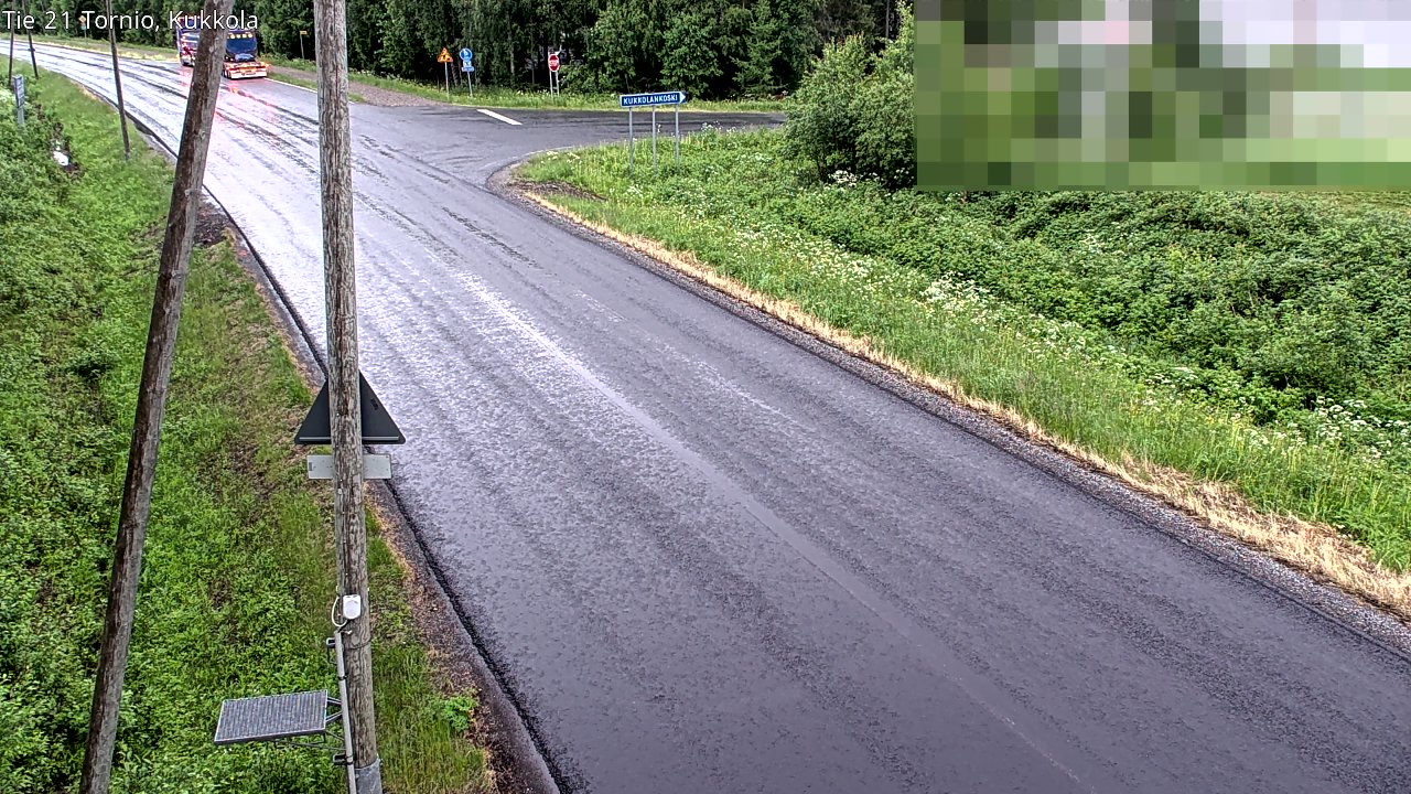 Kelikamerat Kuva Tie 21 Tornio, Kukkola, Tornio, Lappi