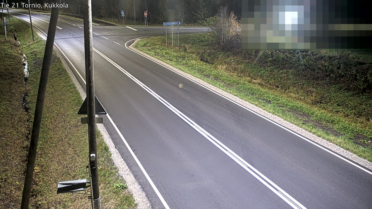 Kelikamerat Kuva Tie 21 Tornio, Kukkola, Tornio, Lappi